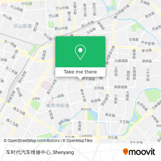 车时代汽车维修中心 map