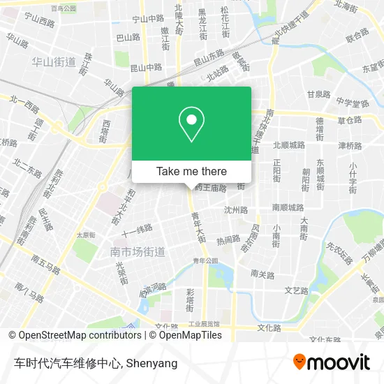 车时代汽车维修中心 map