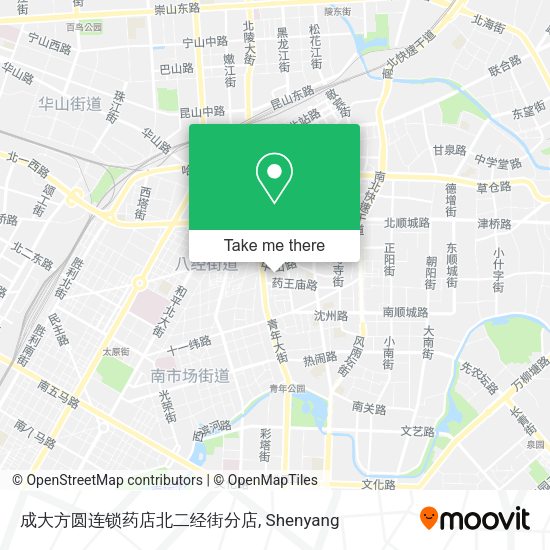 成大方圆连锁药店北二经街分店 map