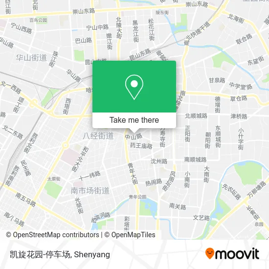 凯旋花园-停车场 map