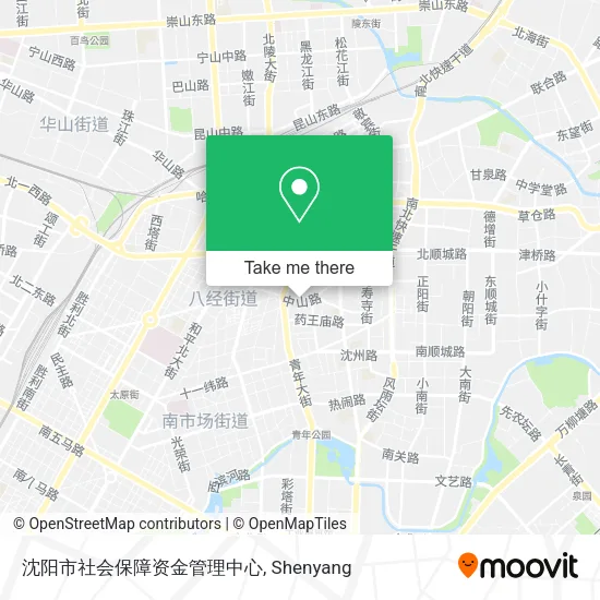 沈阳市社会保障资金管理中心 map