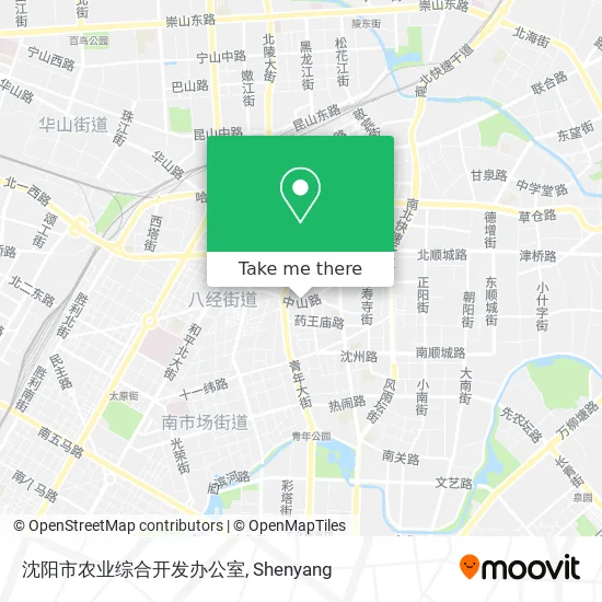 沈阳市农业综合开发办公室 map