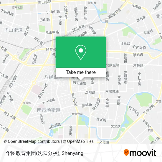 华图教育集团(沈阳分校) map