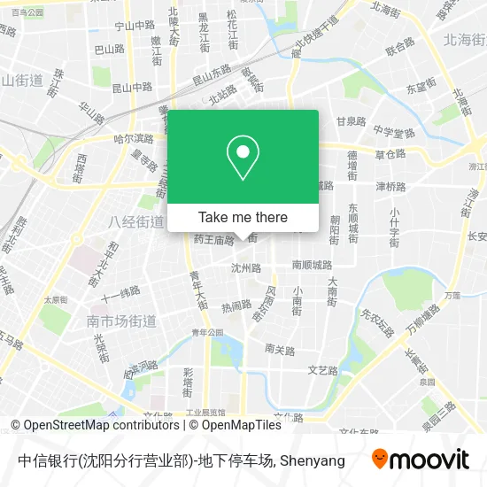 中信银行(沈阳分行营业部)-地下停车场 map
