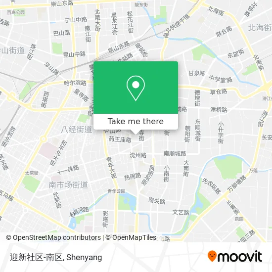 迎新社区-南区 map