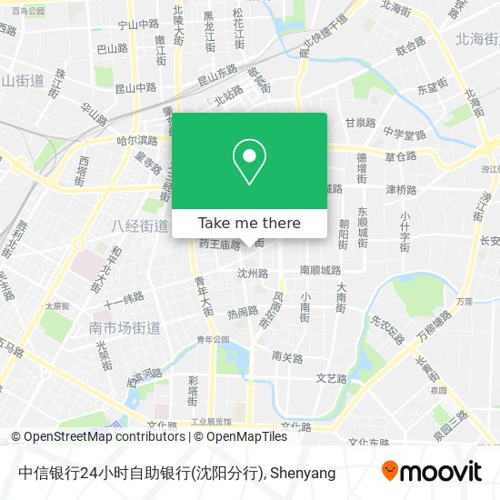 中信银行24小时自助银行(沈阳分行) map