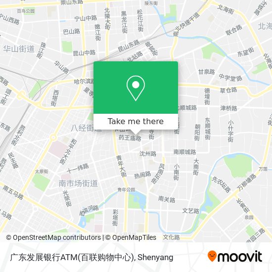 广东发展银行ATM(百联购物中心) map