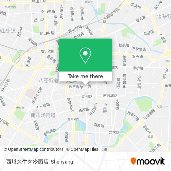 西塔烤牛肉冷面店 map