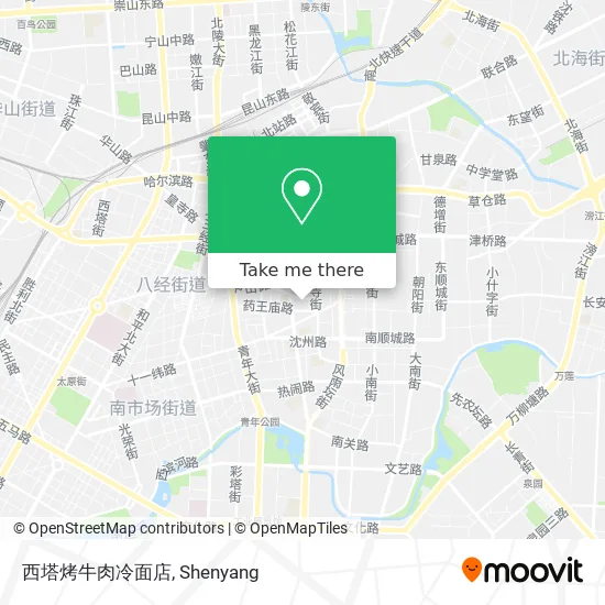 西塔烤牛肉冷面店 map