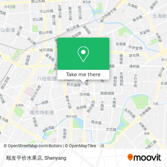 顺发平价水果店 map