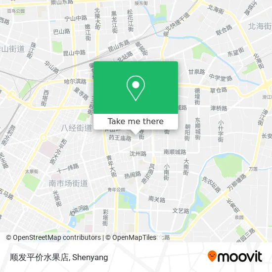 顺发平价水果店 map