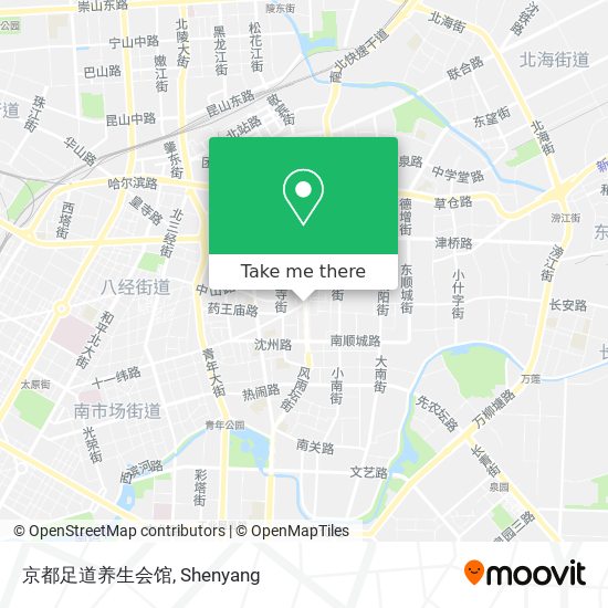 京都足道养生会馆 map