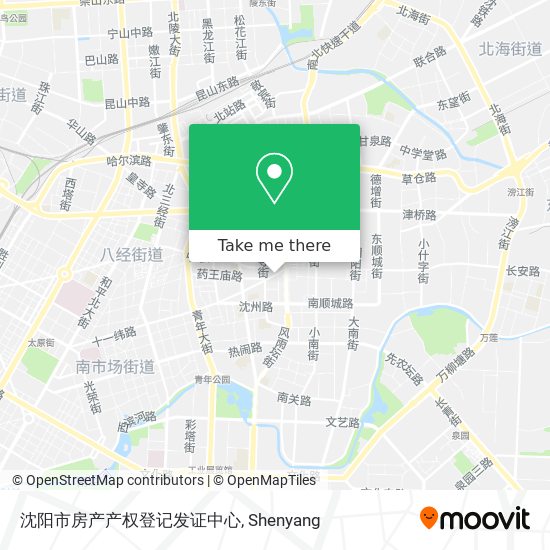 沈阳市房产产权登记发证中心 map