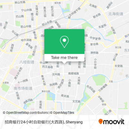 招商银行24小时自助银行(大西路) map