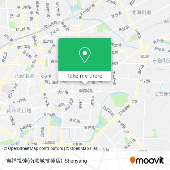 吉祥馄饨(南顺城技师店) map