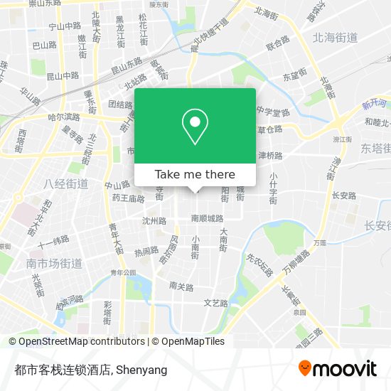 都市客栈连锁酒店 map
