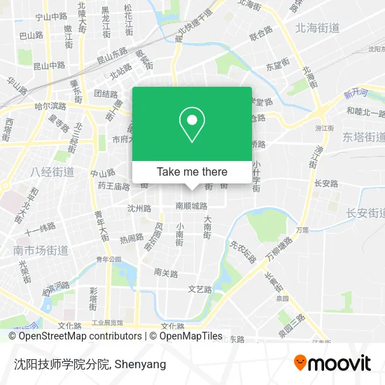 沈阳技师学院分院 map