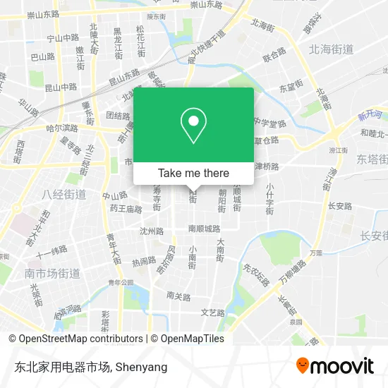东北家用电器市场 map