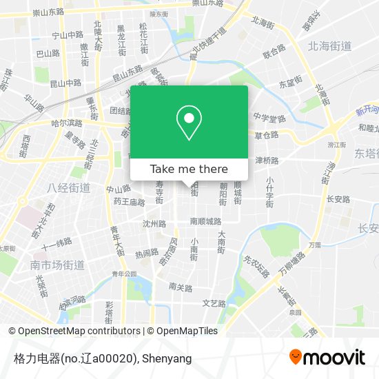 格力电器(no.辽a00020) map