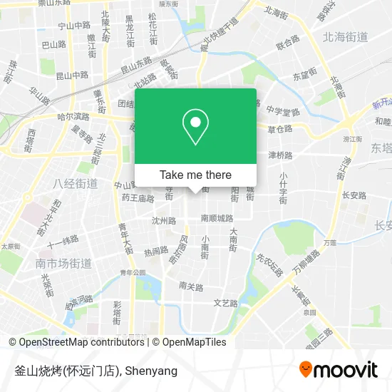 釜山烧烤(怀远门店) map