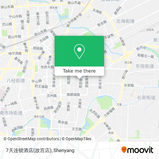 7天连锁酒店(故宫店) map