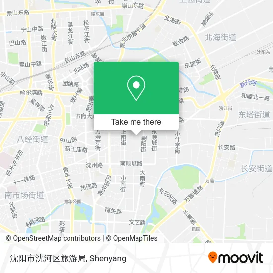 沈阳市沈河区旅游局 map