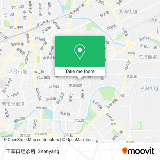 王军口腔诊所 map