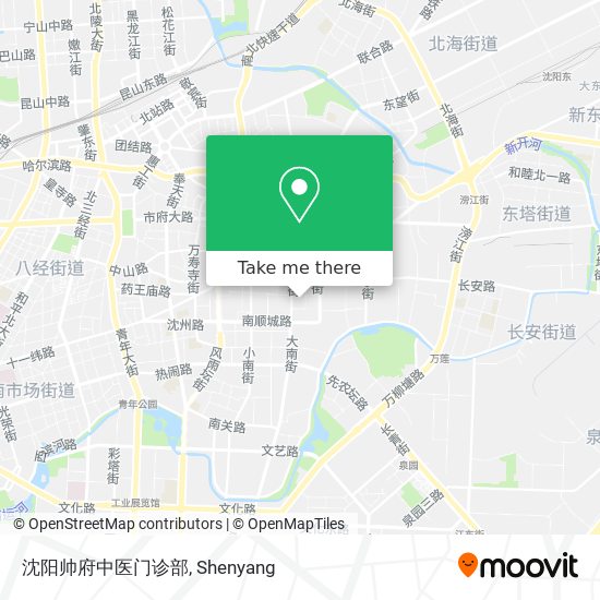 沈阳帅府中医门诊部 map