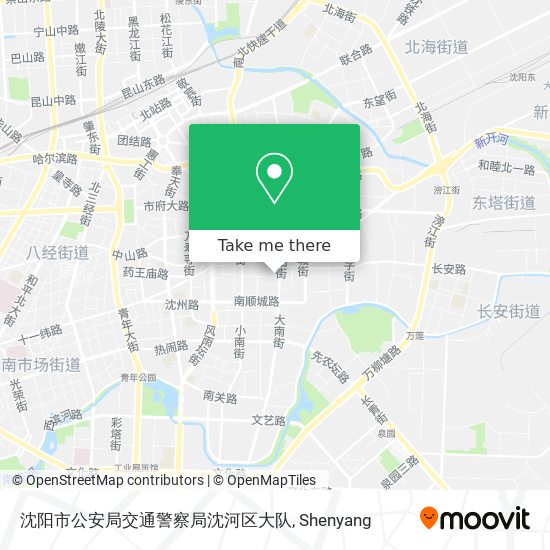 沈阳市公安局交通警察局沈河区大队 map