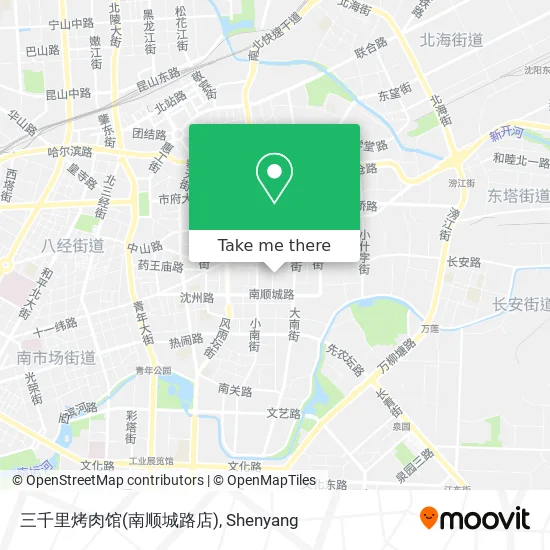 三千里烤肉馆(南顺城路店) map