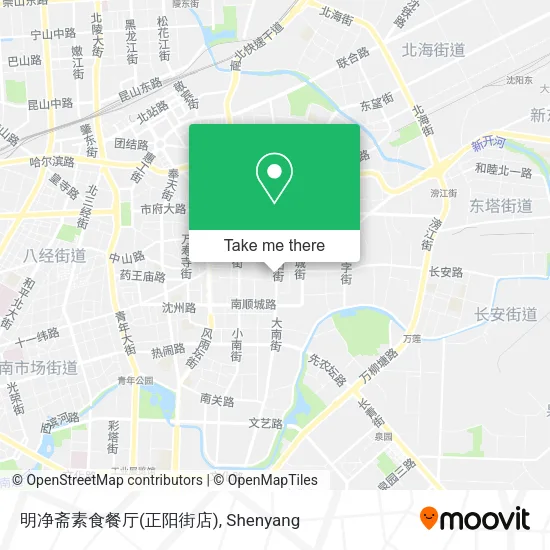 明净斋素食餐厅(正阳街店) map