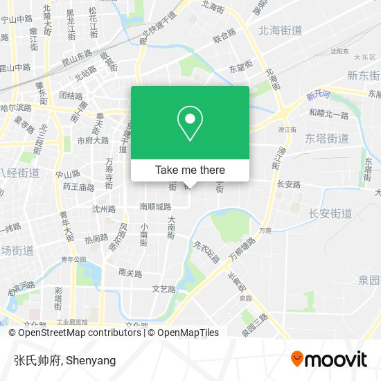 张氏帅府 map