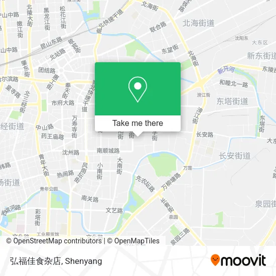 弘福佳食杂店 map