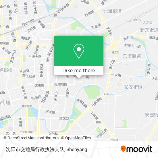 沈阳市交通局行政执法支队 map