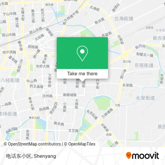 电话东小区 map