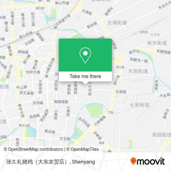 张久礼烧鸡（大东农贸店） map