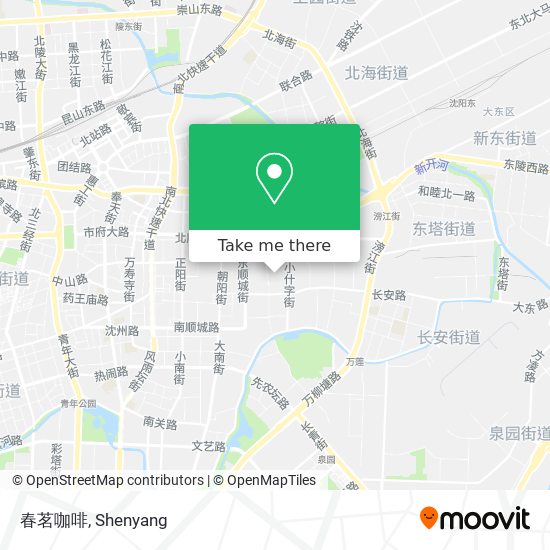 春茗咖啡 map
