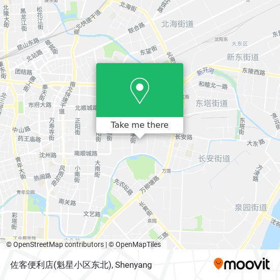 佐客便利店(魁星小区东北) map