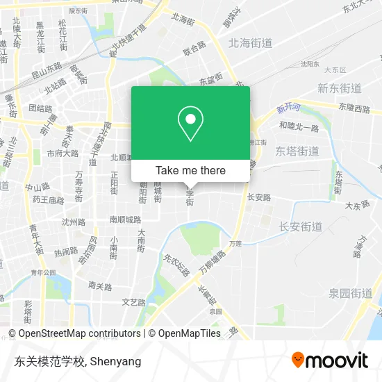 东关模范学校 map