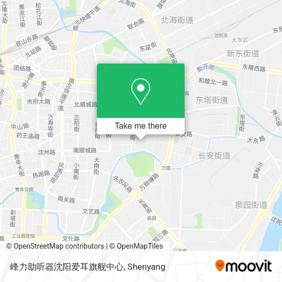 峰力助听器沈阳爱耳旗舰中心 map