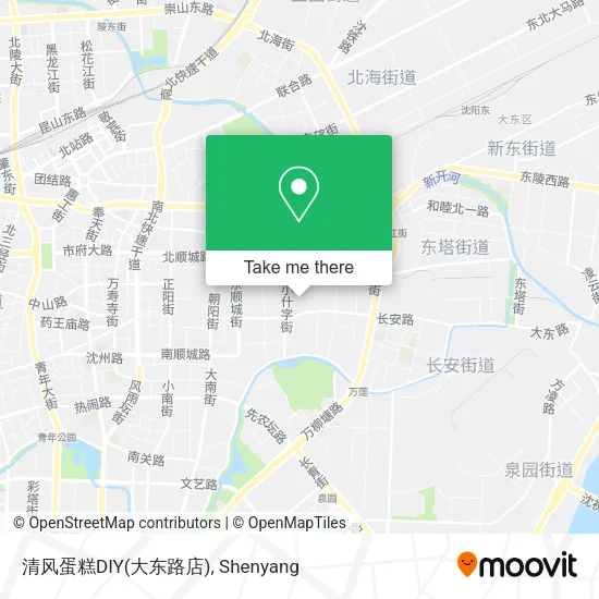 清风蛋糕DIY(大东路店) map