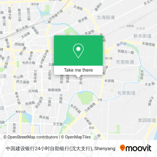 中国建设银行24小时自助银行(沈大支行) map