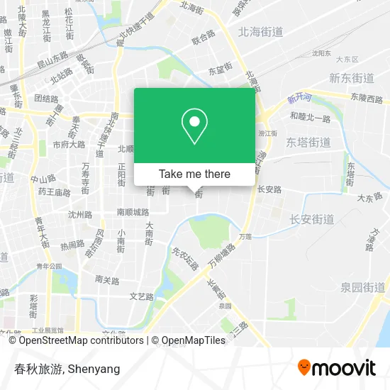 春秋旅游 map