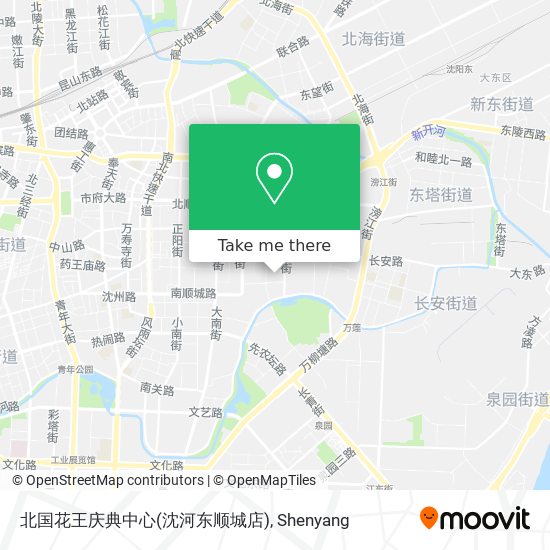 北国花王庆典中心(沈河东顺城店) map