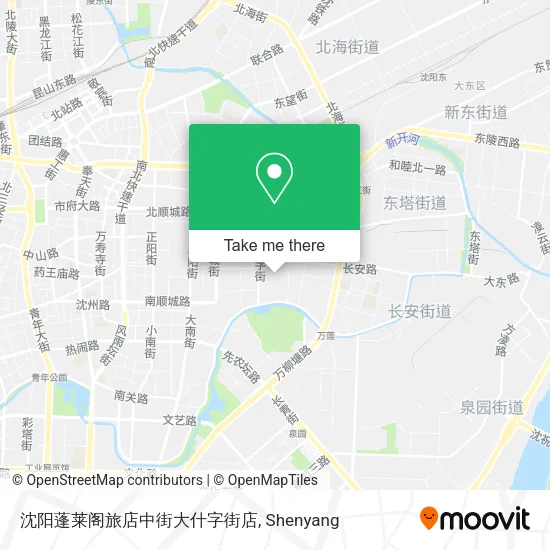 沈阳蓬莱阁旅店中街大什字街店 map