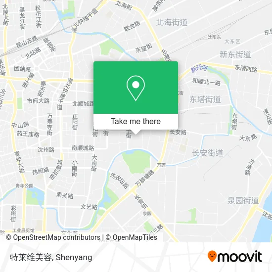特莱维美容 map