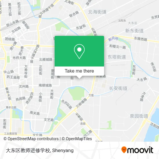 大东区教师进修学校 map