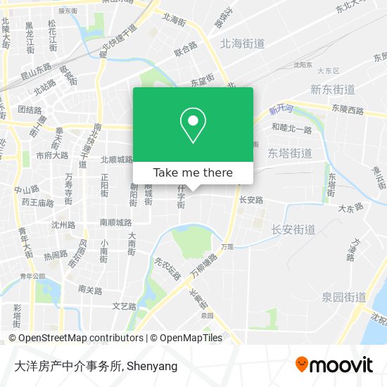 大洋房产中介事务所 map