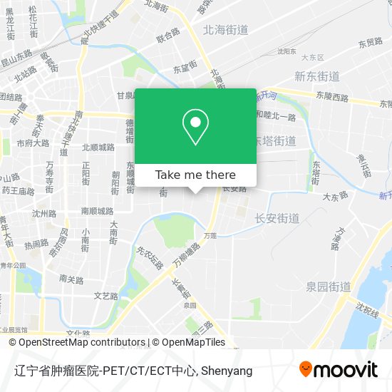 辽宁省肿瘤医院-PET/CT/ECT中心 map