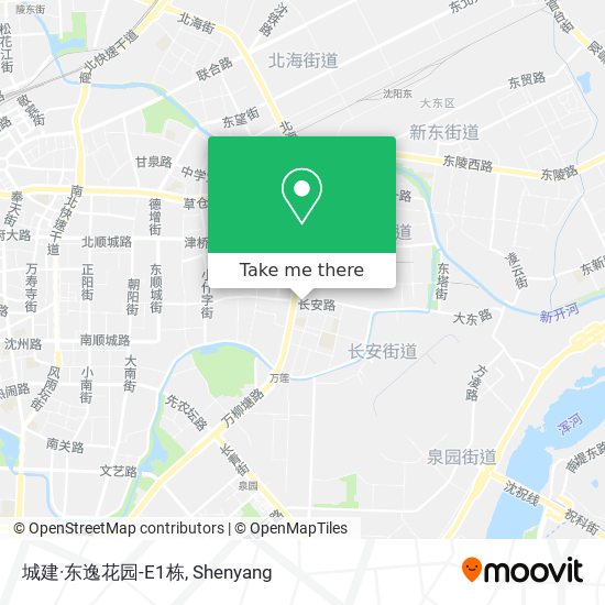 城建·东逸花园-E1栋 map